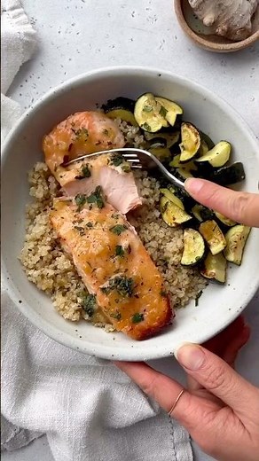 Baked Miso Maple & Ginger Salmon