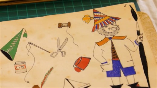 Holocaust survivor shares books his parents handmade while hiding from Nazis