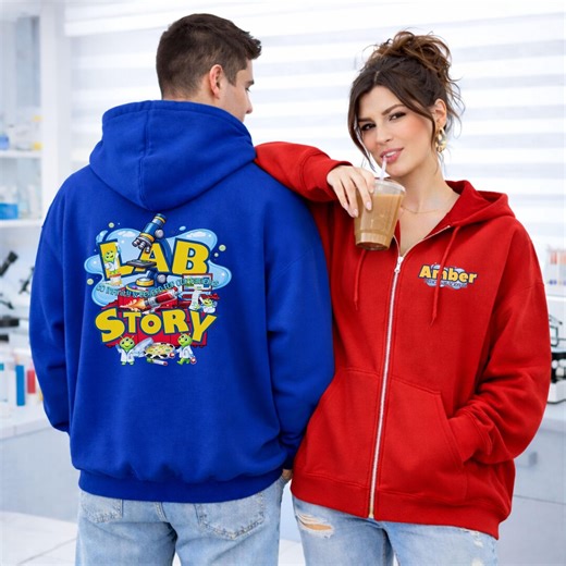 Lab Week 2026 Personalized Zip Hoodie Sweatshirt, Medical Lab Science Gift, Blood Bank, Microbiology, Laboratory, Lab Scientist, Lab Tech - Etsy