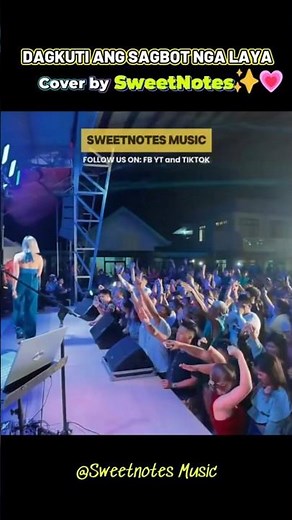 Dagkuti ang sagbot nga laya - Sweetnotes live Cover ✨💗
