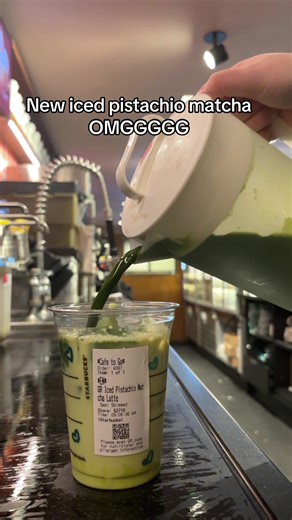 Discover the New Iced Pistachio Matcha at Starbucks