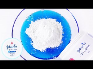 【DIY】1 whole Baby Powder Slime【slime ASMR】