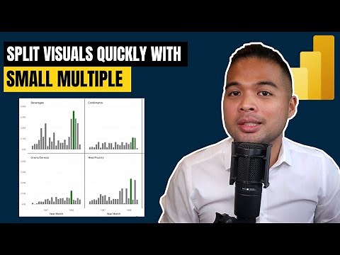 How to use SMALL MULTIPLES to SPLIT VISUALS and get an OVERVIEW // Beginners Guide to Power BI
