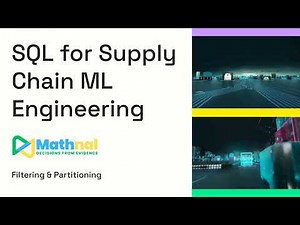 SQL for Supply Chain Analytics: WHERE vs HAVING | Part of ML Engineering Program by Mathnal