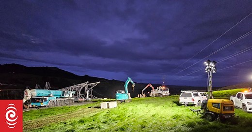 Transpower reveals why pylon fell, causing major Northland outage