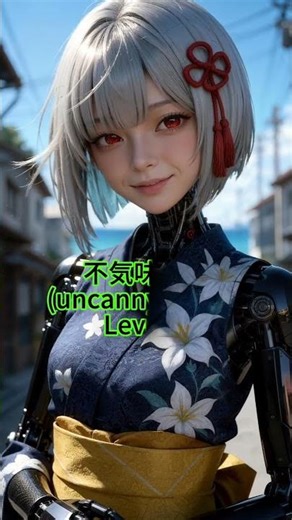 Uncanny valley challenge Level:1~6 #不気味の谷 #恐怖谷 #アンドロイド #humanoidrobot #gynoid