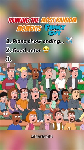 Ranking the Most Random Moments Family Guy 🤡