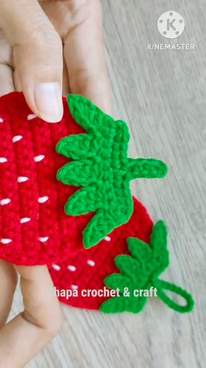 26K views · 482 reactions | Crochet Strawberry Coaster  Full video tutorial on YouTube Chapa crochet & craft step by step #fbreels #reels #crochetcoaster #crochettutorial #gonkuicrochet | Gonkui Crochet & Chapa crochet craft | Facebook