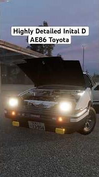 Highly detailed Toyota AE86 BeamNG Mod by RLA