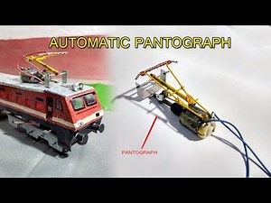 How To Make a Automatic Pantograph | Model Train | Miniature Vehicle India