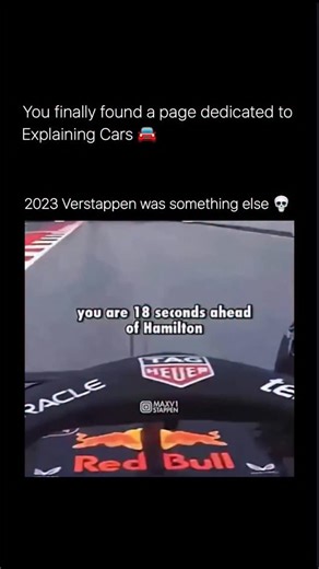 The Car Explainer on Instagram: "In 2023, Max Verstappen repeatedly set the fastest lap even while leading races by a comfortable margin, something that underlined Red Bull’s complete dominance that season. With clean air, perfect tire management, and a car that stayed fast deep into stints, Verstappen could push when others were conserving just to survive to the finish. In several races, Red Bull even brought him in for a late pit stop purely to chase the fastest lap bonus point, without riskin
