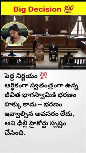 Big Decision by Delhi High Court | No Alimony for Financially Independent Spouse | Explained