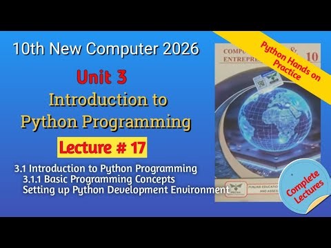 Introduction to Python Programming | Download & Install Python | 10th Class Computer Science 2026-27