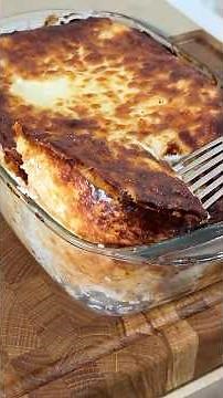 The ultimate 5-cheese baked pasta #cooking #pasta #easyrecipe