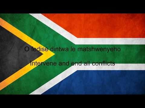 South Africa National Anthem English lyrics