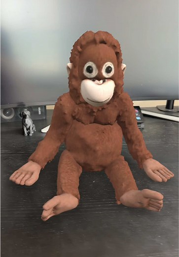 Making Punch’s Plush into a filter #punch #punchplush #ikeaorangutan | monkey