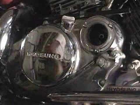 Hyosung GV250 Service Oil Change