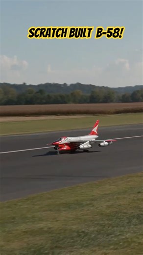 Scratch Built B-58 Hustler! #rc #rcscale #aviation