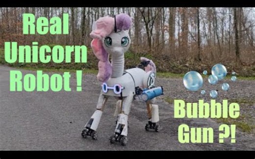 [MLP]机器甜贝儿V3.2版本升级！一个有泡泡枪的独角兽机器人！ by Sweetie Bot 2560