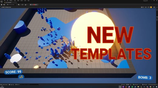 7.9K views · 69 reactions | Kartoon Develop Tips shared a quick overview of all 9 new templates introduced in Unreal Engine 5.6, showcasing how the new Variants feature supports specific gameplay styles. Watch: https://80.lv/articles/check-out-what-s-inside-9-new-game-templates-in-ue5-6 | 80 Level | Facebook