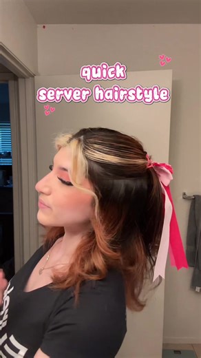 Cute Bow Hairstyle Tutorial for Valentine’s Day