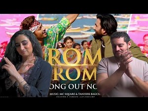 CRAKK: Rom Rom Song Reaction | MC SQUARE | Vidyut Jammwal | Tanishk Bagchi | T-Series