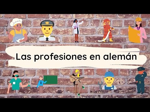 VOCABULARIO ALEMÁN BÁSICO - las profesiones en alemán - APRENDER ALEMÁN fácil