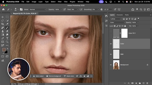 Remove Eye Bags Flawlessly in Photoshop, Explained in 4 mins! | Unmesh Dinda