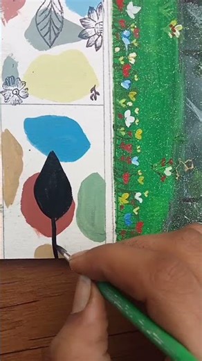 collabe panting idea 2/4 part #art #panting #asthetic #canvaspainting #drawing #viral #shorts #music