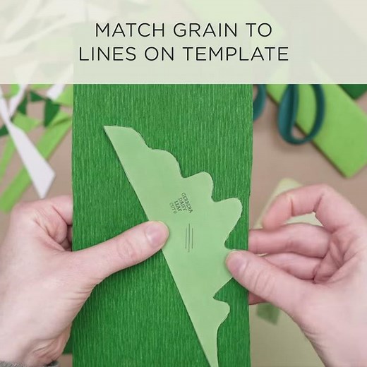 Crepe Paper Flower Basics - Cutting Crepe Paper