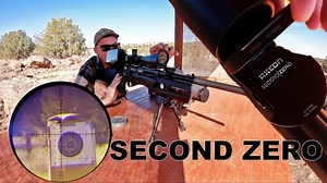 AXEON Second ZERO on a 25 CAL Gauntlet - 50 and 100 Yard Zero with a FLIP! 115 MOA VERSION