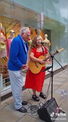 Last week we got to perform LIVE in Manchester to celebrate the launch of TalkTalk’s 4K TV box🙌🏻It’s the UK’s first TV Box with the TikTok app built in, so you can watch videos on the TV with your grandparents too if they don’t have access to a smartphone. If you’re doing your own TikTok with your grandparents, tag me and use hashtag #TalkTalkOATs in your post!♥️#TalkTalk #Grandparents #FamilyTok #Manchester #LivePerformance #Singing #streetperformers #grandad #grandparentsoftiktok #fyp