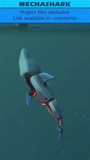 UE5: MECHASHARK #gamedevelopment #unrealengine5 #submarine