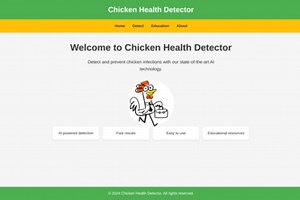 Chicken illness detector.