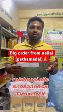 A Big order from Tirunelveli (Pathamadai) Happy for Trusting us 🙏😍👍#coconutoil #woodpressedoil