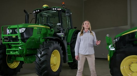 【农业机械】美国农机企业John Deere(约翰迪尔)-6M系列拖拉机介绍