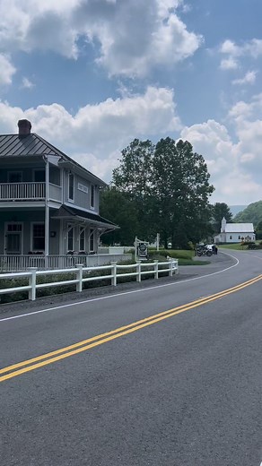 Paint Bank, Virginia. Do yourselves a favor and go visit this quaint town. Impeccably restored. Inns to stay out and a restaurant with a swinging bridge inside! We are planning a stay there! #oldhouselife #visitvirginia #paintbank #onlyinvirginia | Old House Life - Michelle Bowers