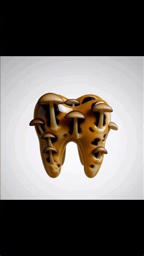 decayed teeth covered in fungus 🤢 #ai #teeth