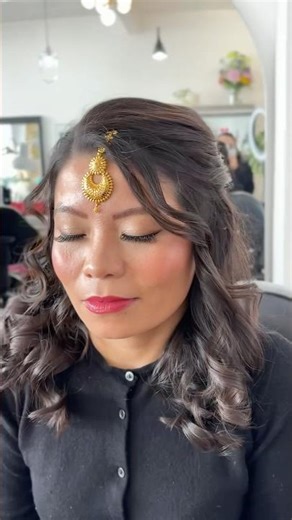 💍 Reception party glow, glam, adding a modern waves ;dreamy, editorial edge.✨ #reenrihair