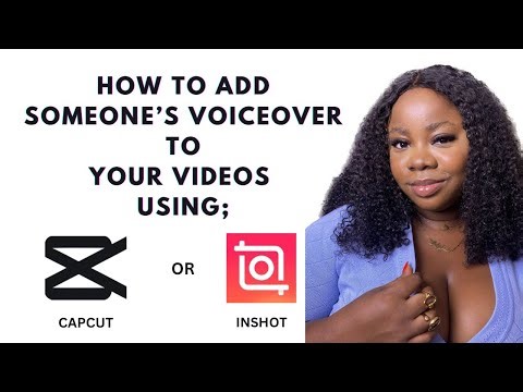 How to add someone’s Voiceover on your videos✨using Capcut or Inshot App