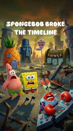 SpongeBob Accidentally Destroyed the Future #SpongeBob #Shorts #YouTubeShorts