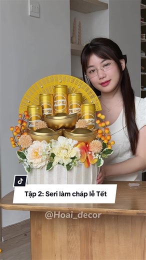 Tập 2: Chuỗi seri làm cháp lễ Tết chính thức được lên sóng ạ #hoaidecor #decorhengheo #decor #diy