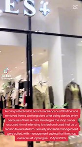 Man Removed From Ques Boutique: Alleges Discrimination
