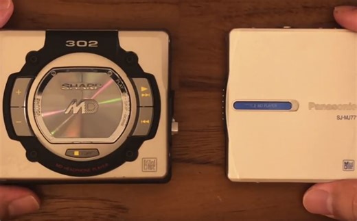 特殊翻盖系統的MD Sharp SS302 & Panasonic SJ-MJ77——MD Talkman 第七期
