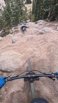 Mtb crash / gun smoke trail snow valley