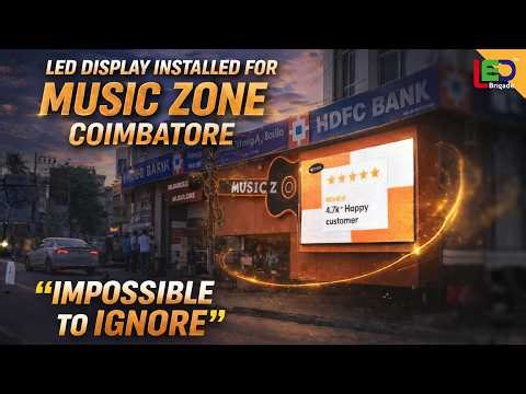 High-Impact Outdoor LED Display for Retail | P4 LED Screen | Brigade LED
