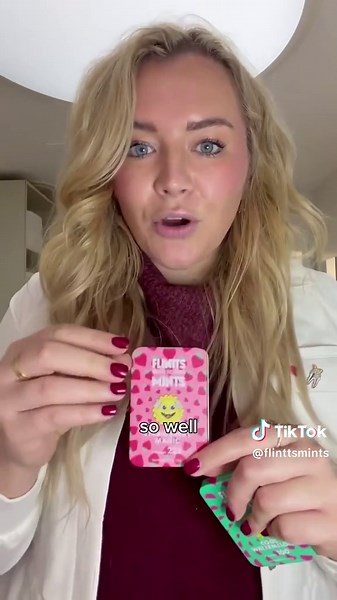 No more dry mouth = no more bad breath! 🚫 Flintts Mints will make your mouth moist and breath happy 😌 @Dr. Sable | Orthodontist #flinttsmints #oralhealth #oralhygiene #badbreath #mints