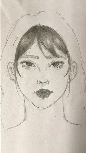 How to draw bangs | Beginner tutorial