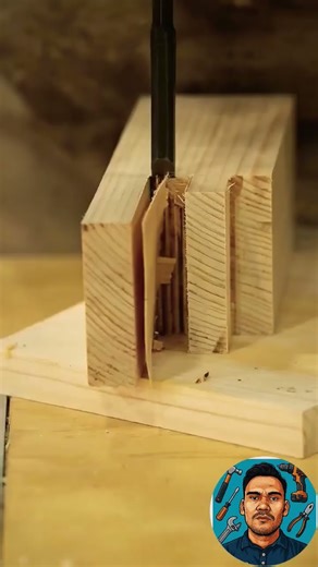 How to connect wooden corners that are strong and neat #inpiration #diy #wood