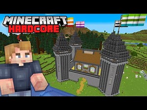 I Built A MEGA WOOL FARM in a Castle in Hardcore Minecraft 1.19 (#15)